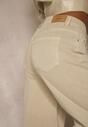 Beżowe Jeansy High Waist Wide Leg Meorise