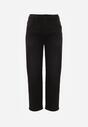 Czarne Jeansy Straight Leg High Waist z Bawełną i Dodatkiem Wiskozy Vilinoris