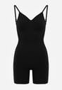 Czarna Bielizna modelująca Kombinezon z Odkrytymi Plecami Riselles