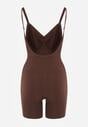 Brązowa Bielizna modelująca Kombinezon z Odkrytymi Plecami Riselles