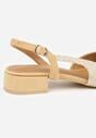 Beżowe Sandały Ozdobione Plecionką Magicgriddle