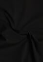 Czarna Bluzka Elastyczna z Dekoltem Łódka Artosa