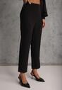 Czarne Klasyczne Spodnie VICES Garniturowe High Waist Dimaia