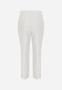 Białe Klasyczne Spodnie VICES Garniturowe High Waist Dimaia
