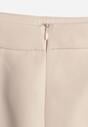 Beżowa Ołówkowa Spódnica VICES w Stylu Basic Fretima