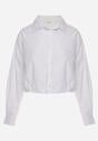 Biała Koszula z Bawełny w Stylu Balloon Oversize Arlelia
