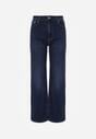 Niebieskie Szerokie Jeansy z Bawełny Vimelsnis