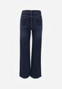 Niebieskie Szerokie Jeansy z Bawełny Vimelsnis