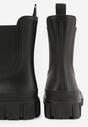 Czarne Kalosze Typu Sztyblety z Antypoślizgową Podeszwą Volenne