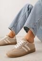 Beżowe Sneakersy Typu Klasyczne Tenisówki Kilice