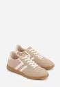 Beżowe Sneakersy Typu Klasyczne Tenisówki Kilice