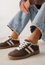 Brązowe Sneakersy Typu Klasyczne Tenisówki Kilice