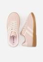 Różowe Sneakersy Typu Klasyczne Tenisówki Kilice