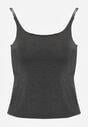 Szary Top z Wiskozy na Podwójnych Ramiączkach Indrea