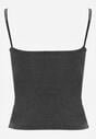 Szary Top z Wiskozy na Podwójnych Ramiączkach Indrea