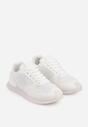 Białe Przeszywane Sneakersy w Klasycznym Stylu Zeosa