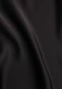 Czarna Koktajlowa Spódnica z Satyny o Rozkloszowanym Kroju Zinnivira