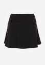 Czarne Tenisowe Spódnico-Spodenki z Elastycznego Materiału Natennia