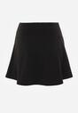 Czarne Tenisowe Spódnico-Spodenki z Elastycznego Materiału Natennia