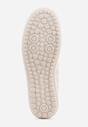 Beżowe Ażurowe Tenisówki w Stylu Boho Tidira