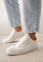Białe Casualowe Trampki w Stylu Basic Tulipmeadow