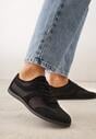 Czarne Siateczkowe Sneakersy w Stylu Tenisówek Adranella
