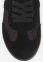 Czarne Siateczkowe Sneakersy w Stylu Tenisówek Adranella
