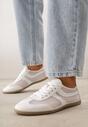 Białe Siateczkowe Sneakersy w Stylu Tenisówek Adranella