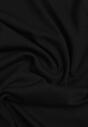 Czarna Asymetryczna Bluzka z Wiskozy z Krótkim Rękawem Zdobiona Marszczeniem Undishi