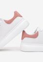 Biało-Różowe Sneakersy Sylilise