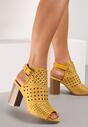 Żółte Sandały Delle