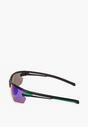 Granatowe Sportowe Okulary Przeciwsłoneczne z Barwionymi Soczewkami Eliphas