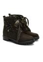 Ciemnozielone Botki Autumn Beauty