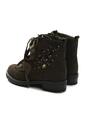 Ciemnozielone Botki Autumn Beauty
