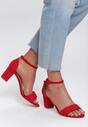 Czerwone Sandały Simpleness