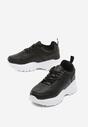 Czarno-Białe Sneakersy Baker