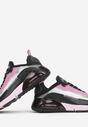 Różowo-Czarne Sneakersy  Azama