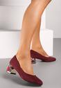 Pantofi cu toc Nailise Bordo