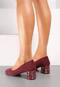 Pantofi cu toc Nailise Bordo