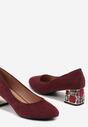 Pantofi cu toc Nailise Bordo