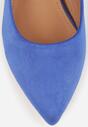 Pantofi cu toc Bleumarin