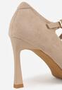 Pantofi stiletto Tamorniel Bej
