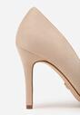 Pantofi stiletto Oliritia Bej închis