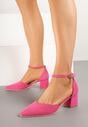 Pantofi cu toc Fucsia