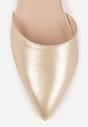 Pantofi cu toc Aurii