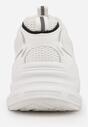 Sneakers Natiselle Alb cu argintiu