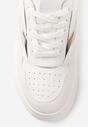 Sneakers Neliawen Alb cu argintiu