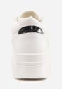 Sneakers Neliawen Alb cu argintiu
