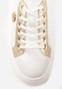 Sneakers Lavfedi Alb cu auriu