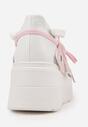 Sneakers Nelenith Alb cu roz